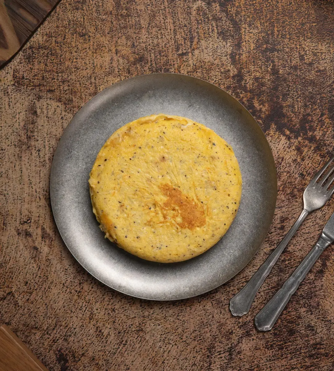 Tortilla Voltereta, our classic truffled omelette